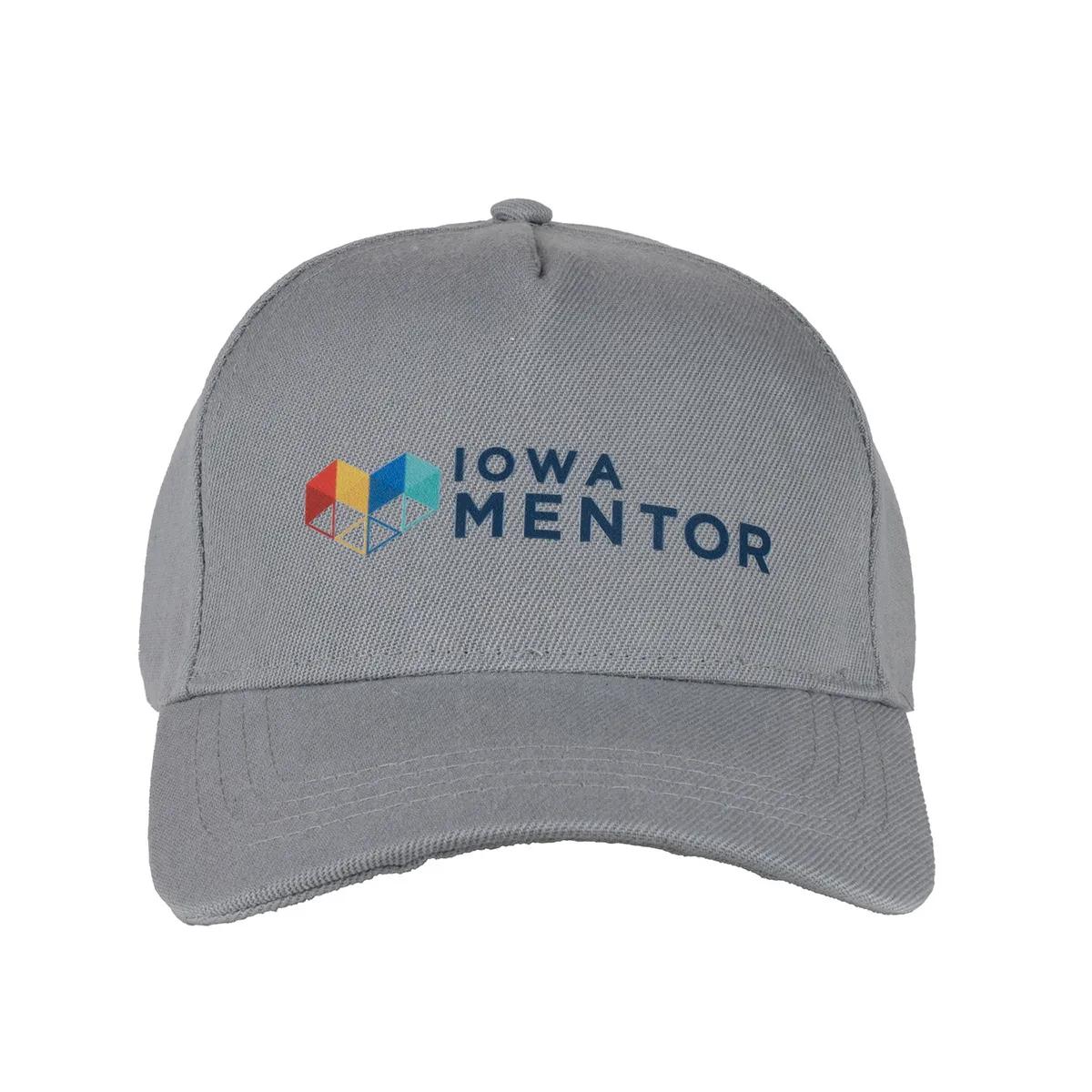 Custom Baseball Caps 5-Panel Structured Polyester (One Size) - product view 11