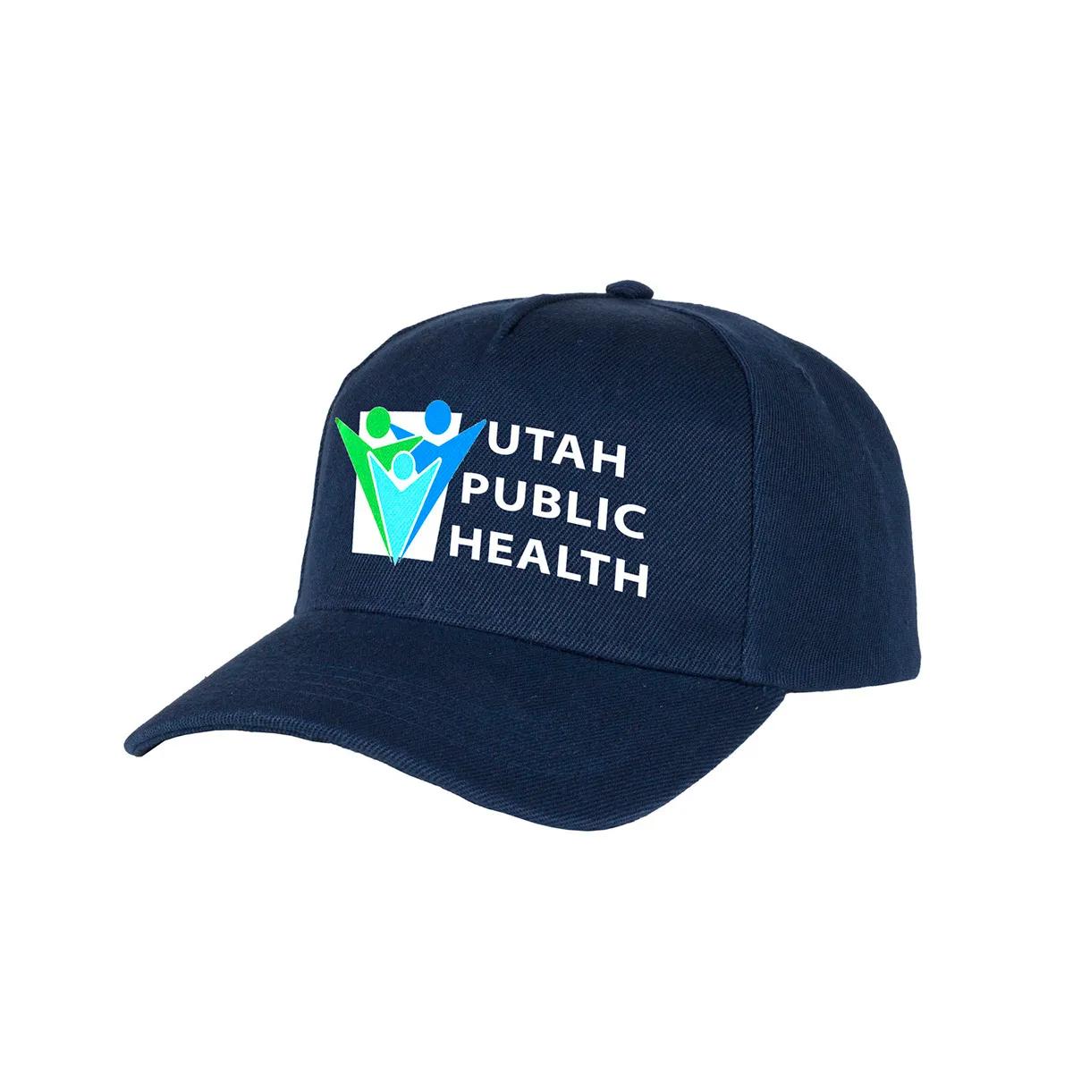 Custom Baseball Caps 5-Panel Structured Polyester (One Size) - product view 16