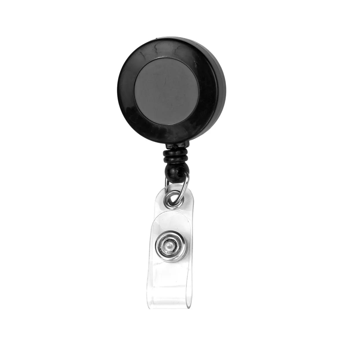 Badge Reel Retractable Round Alligator Clip - 1.25 in - product view 6