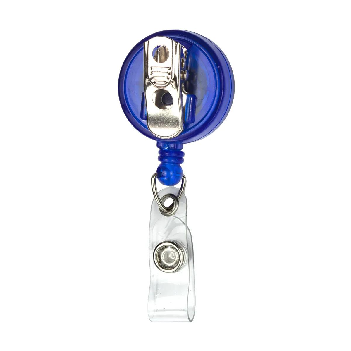 Badge Reel Retractable Round Alligator Clip - 1.25 in - product view 12