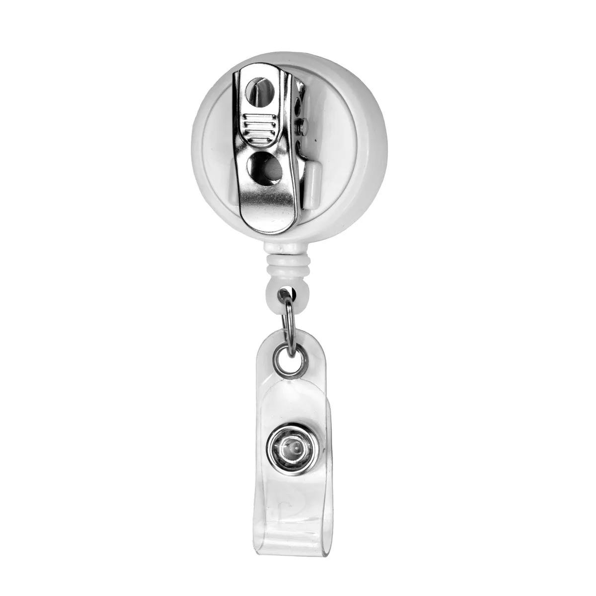 Badge Reel Retractable Round Alligator Clip - 1.25 in - product view 20
