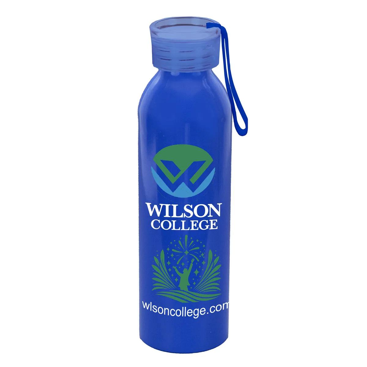 Water Bottles Recycled Aluminum Carry Strap Lid - 22 oz - product view 3