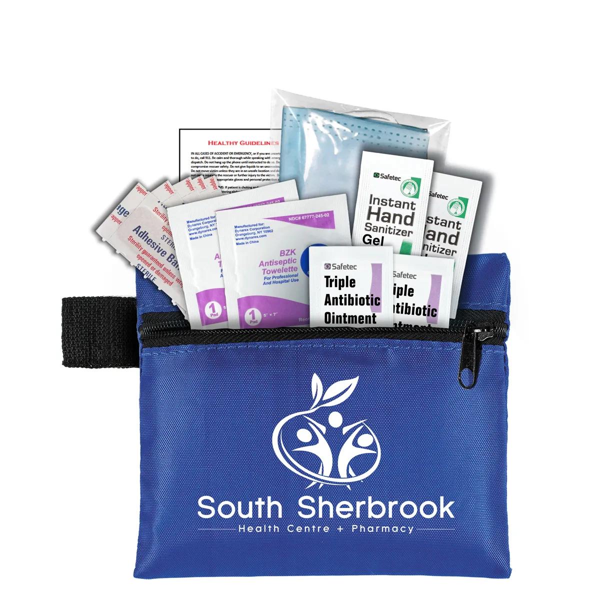 First Aid Kit 13-Piece Protection Pack Zipper Pouch - 5 x 4.25 in - product view 3