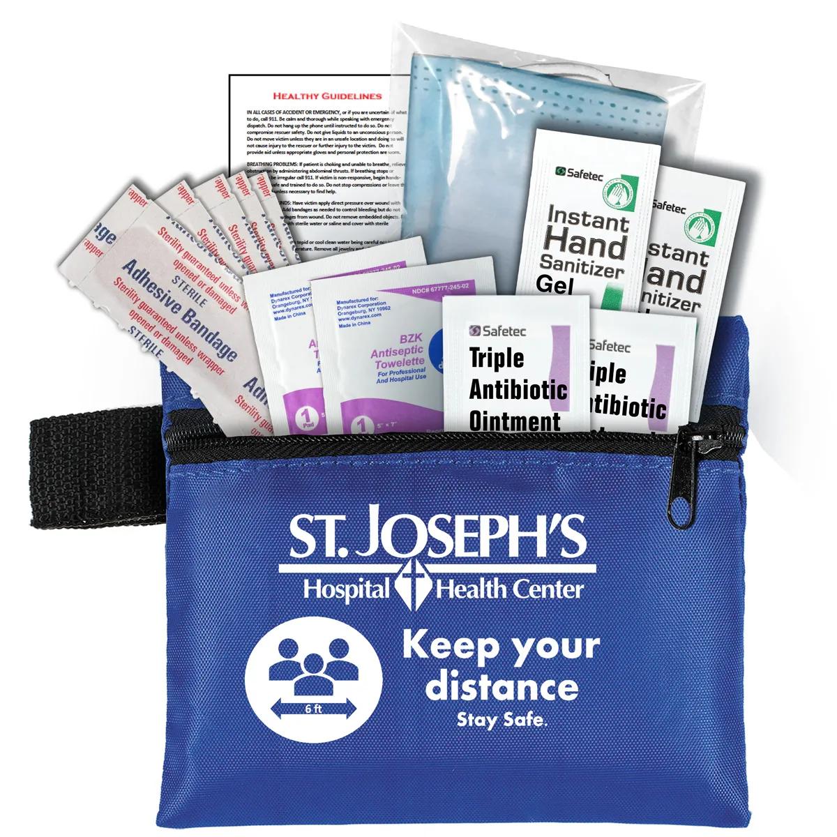 First Aid Kit 13-Piece Protection Pack Zipper Pouch - 5 x 4.25 in - product view 4