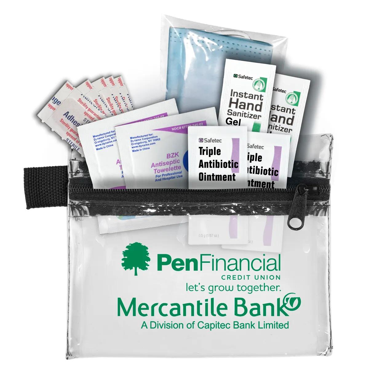 First Aid Kit 13-Piece Protection Pack Zipper Pouch - 5 x 4.25 in - product view 8