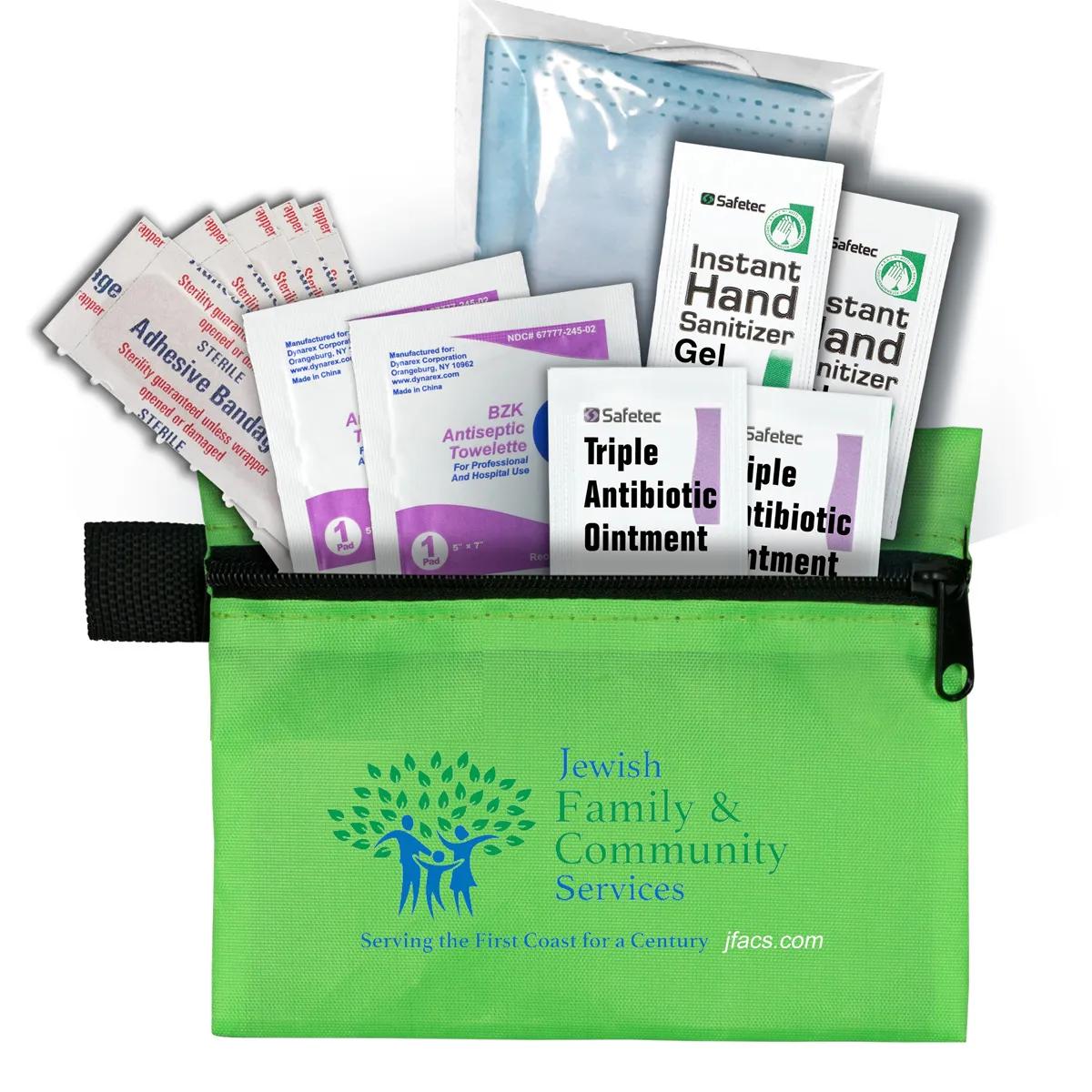 First Aid Kit 13-Piece Protection Pack Zipper Pouch - 5 x 4.25 in - product view 17