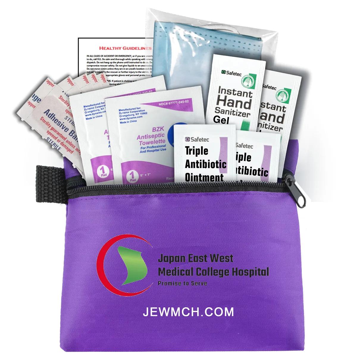 First Aid Kit 13-Piece Protection Pack Zipper Pouch - 5 x 4.25 in - product view 20