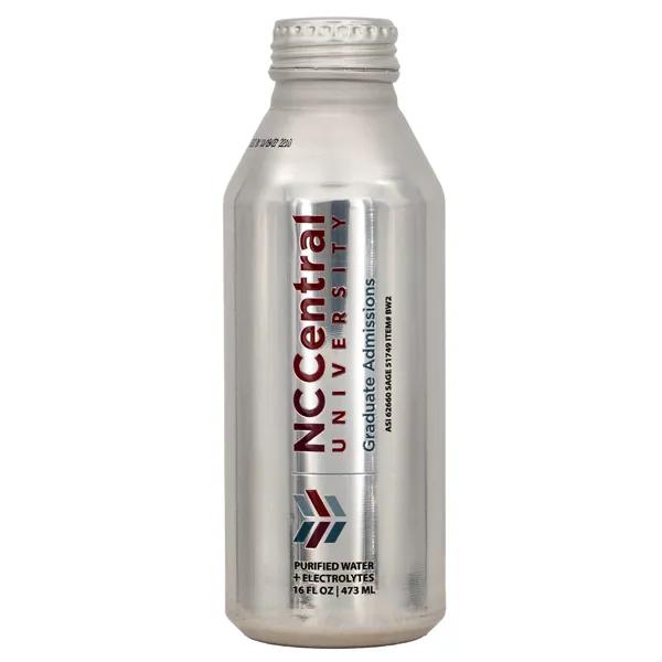 Aluminum Water Bottles Electrolyte Enhanced Recyclable - 16 oz - product view 4