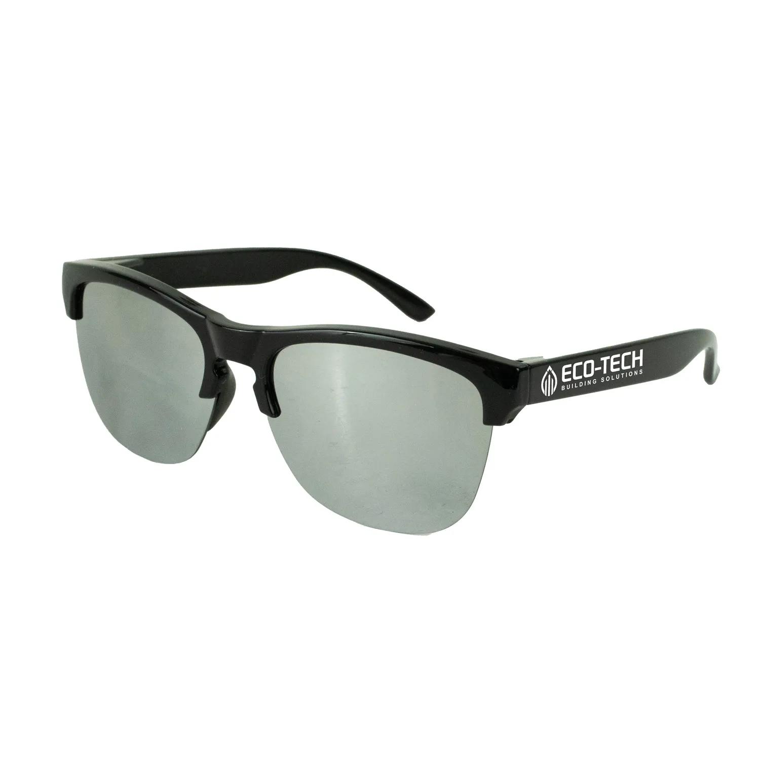 Sunglasses Recycled Half-Frame Reflective UV400 Protection - product view 2