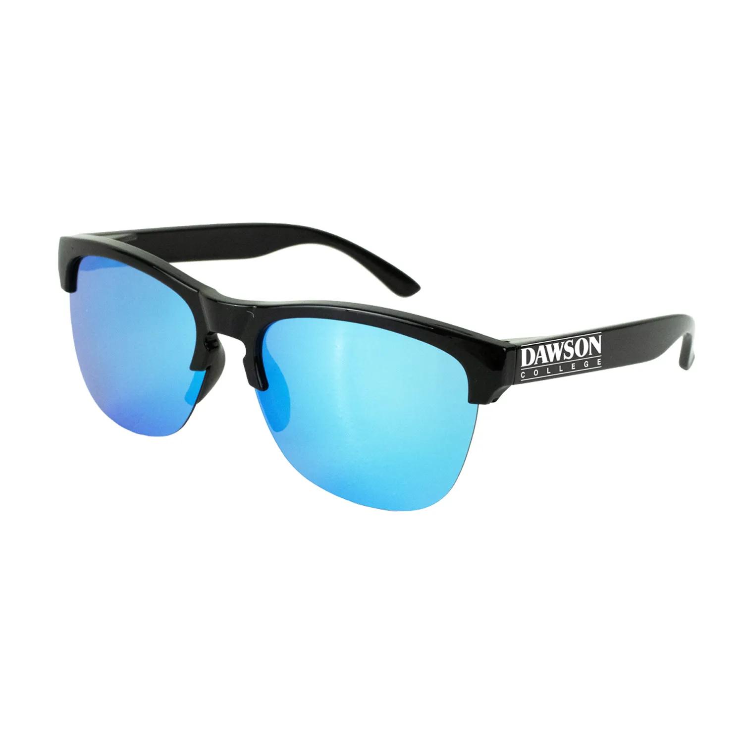 Sunglasses Recycled Half-Frame Reflective UV400 Protection - product view 3