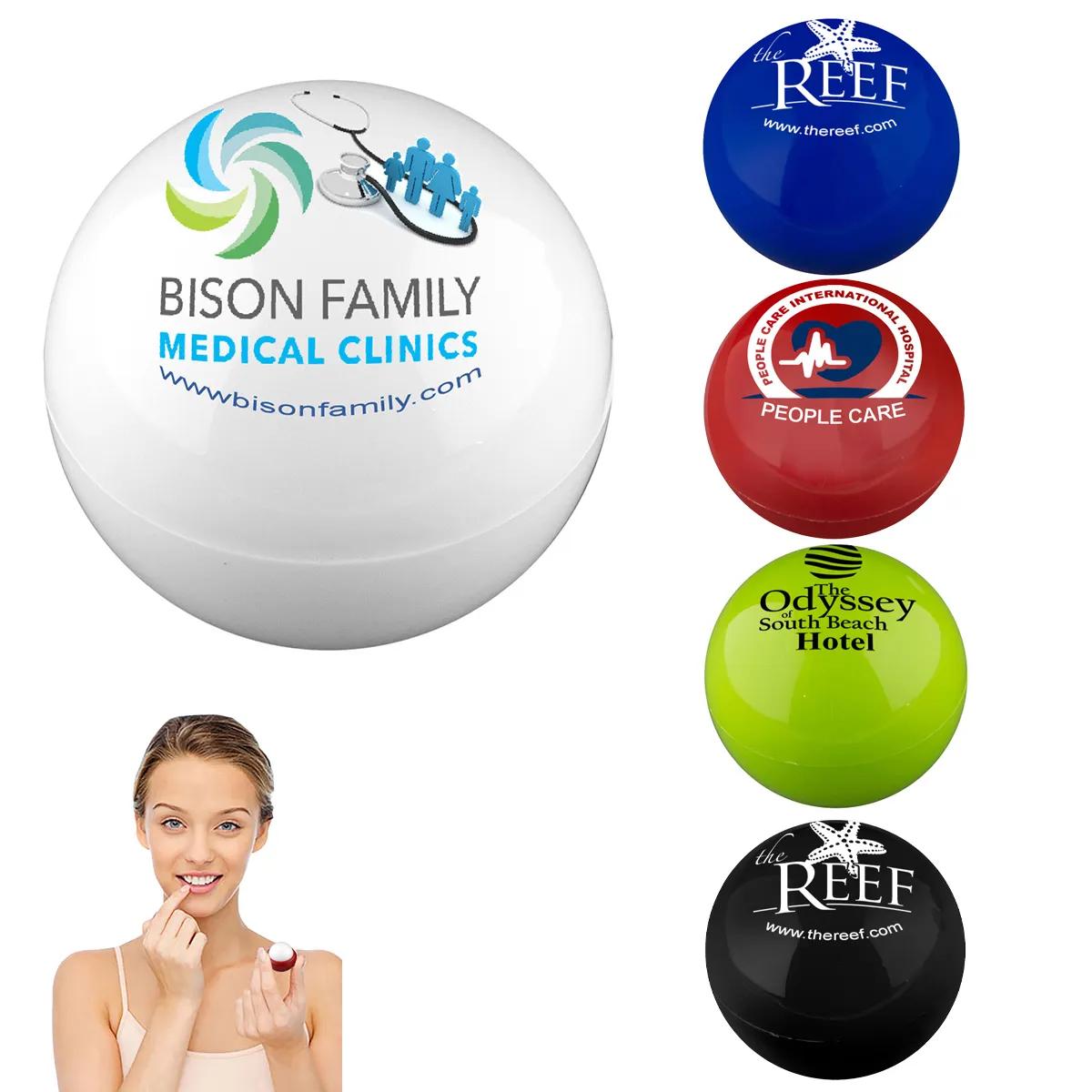 Lip Moisturizer Ball Vanilla Scented ABS Plastic - 1.5 x 1.5 in