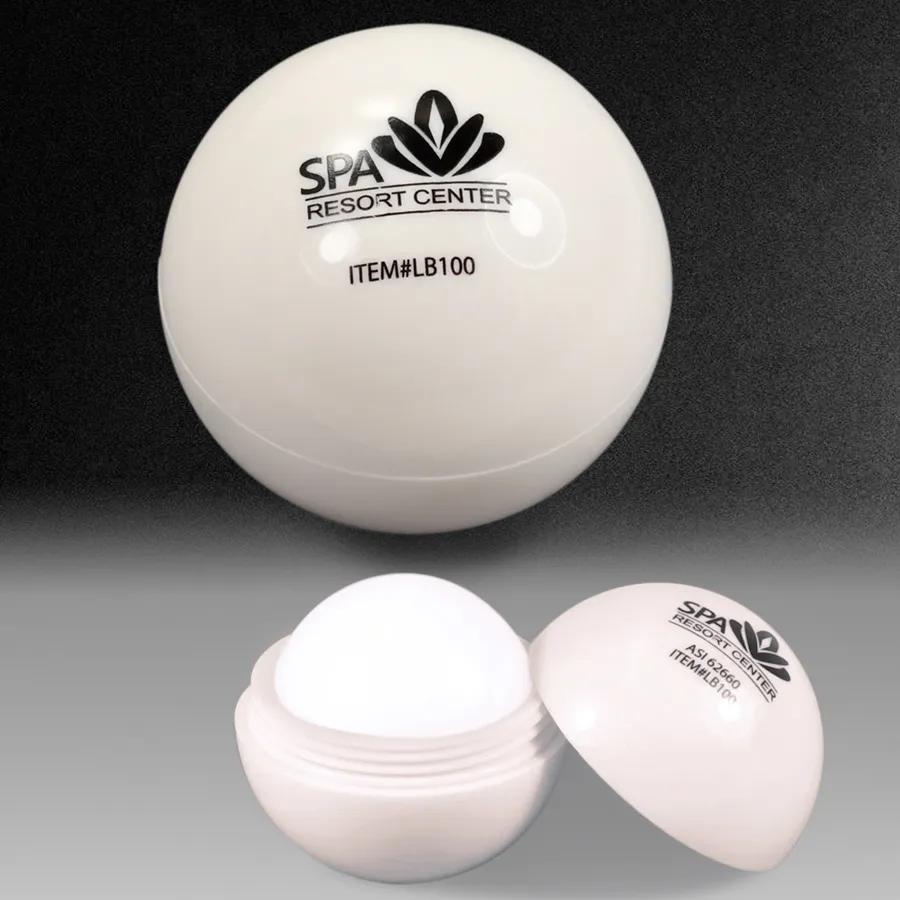 Lip Moisturizer Ball Vanilla Scented ABS Plastic - 1.5 x 1.5 in - product view 4