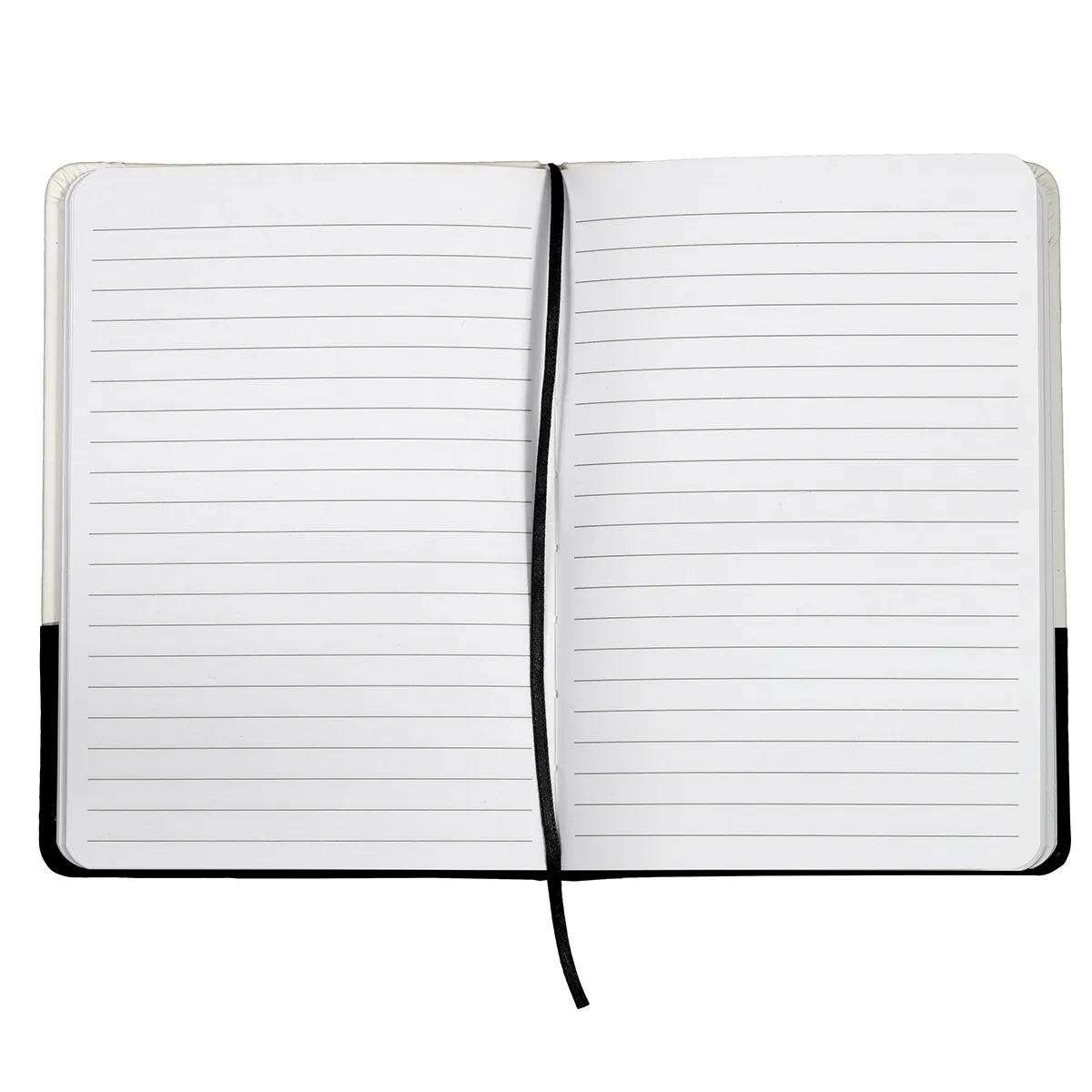 Notebook with Pen Loop PVC Cover Lined Pages - 5 x 7 in - product view 8
