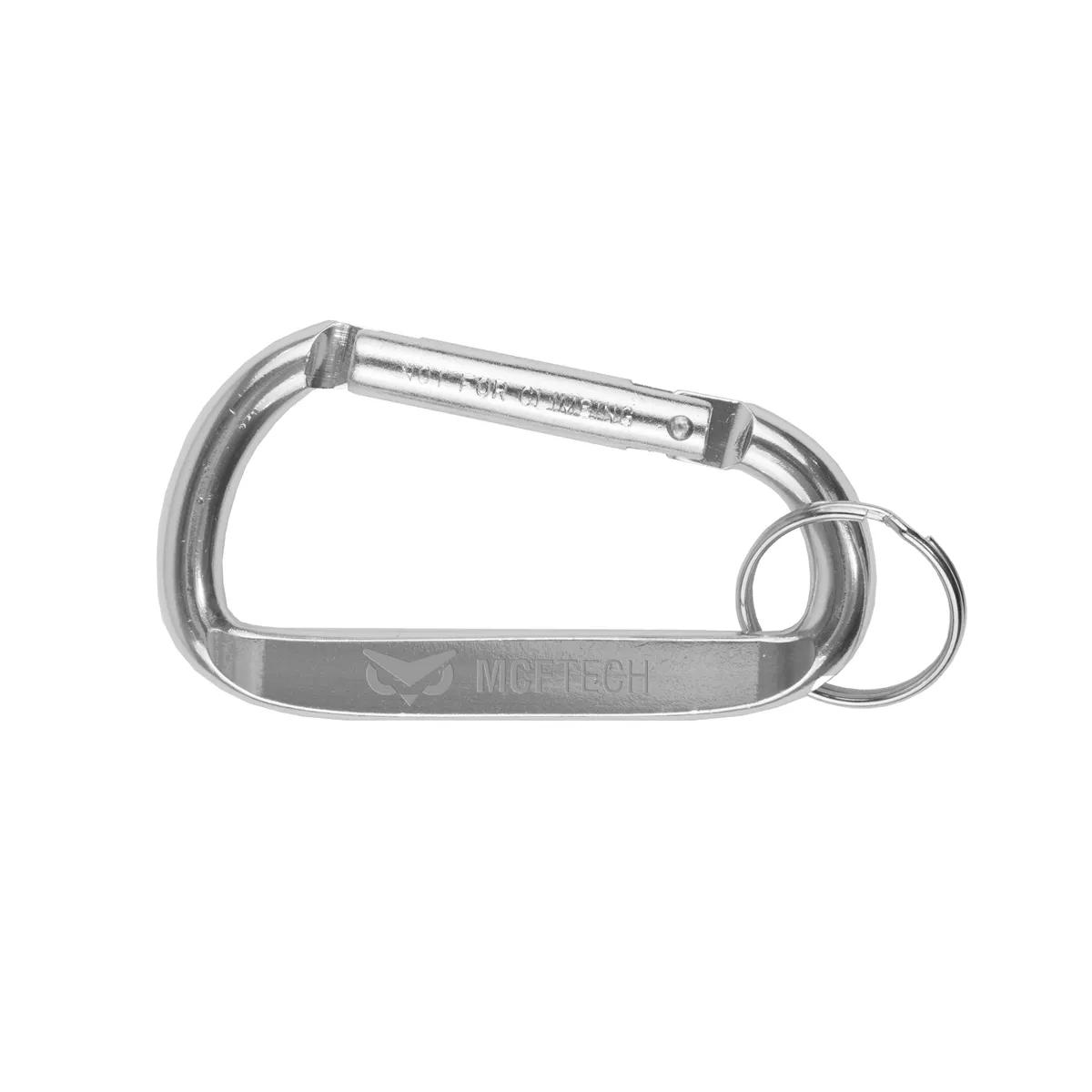 Large Aluminum Carabiner Keychain Split Ring - 3.1 x 1.7 in - product view 7