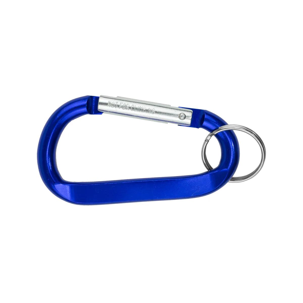 Large Aluminum Carabiner Keychain Split Ring - 3.1 x 1.7 in - product view 12