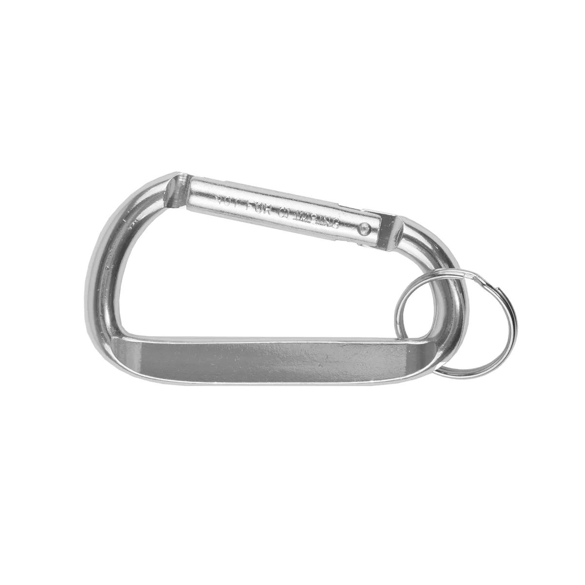 Large Aluminum Carabiner Keychain Split Ring - 3.1 x 1.7 in - product view 14