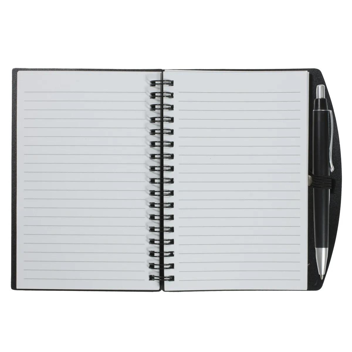 Pocket Notebook with Pen Polypropylene Cover - 5.3 x 6.1 in - product view 7
