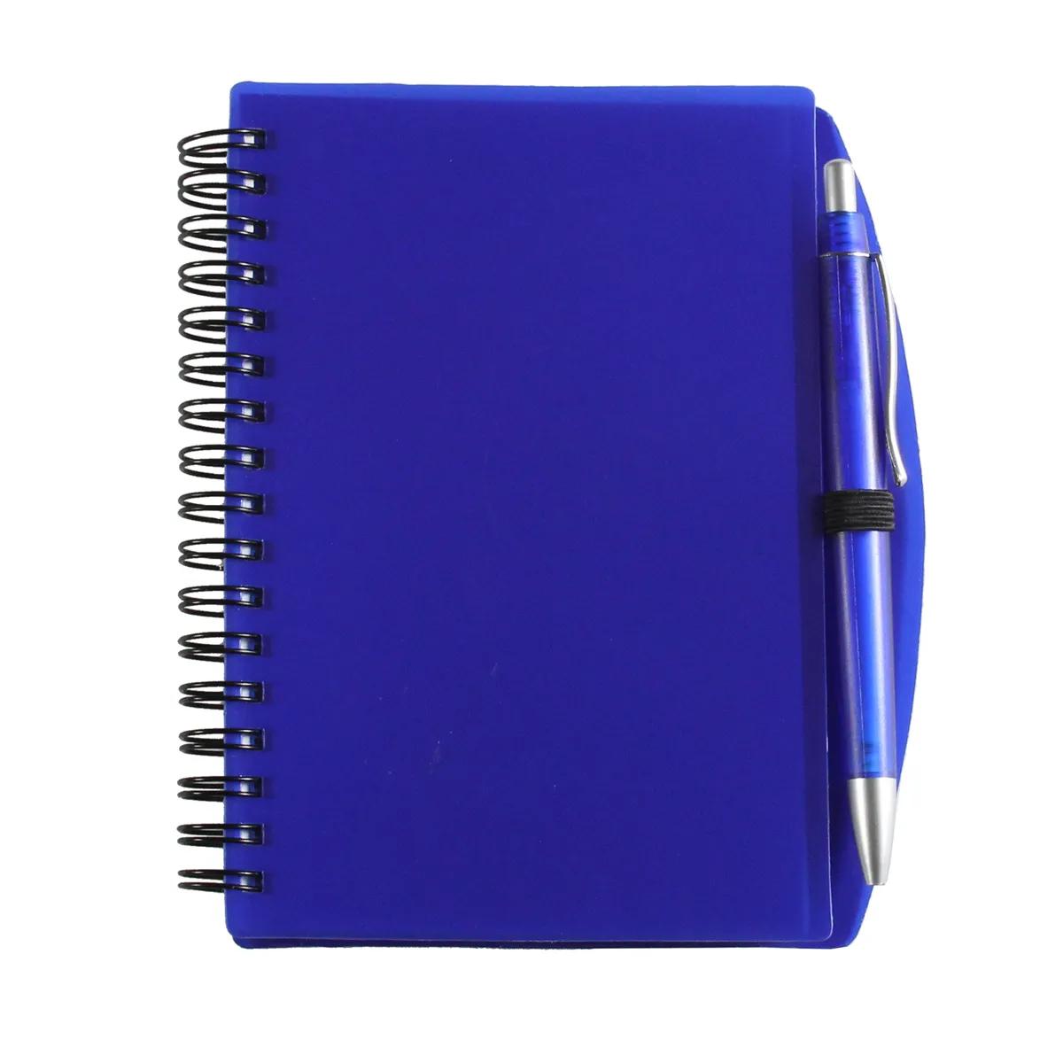 Pocket Notebook with Pen Polypropylene Cover - 5.3 x 6.1 in - product view 8