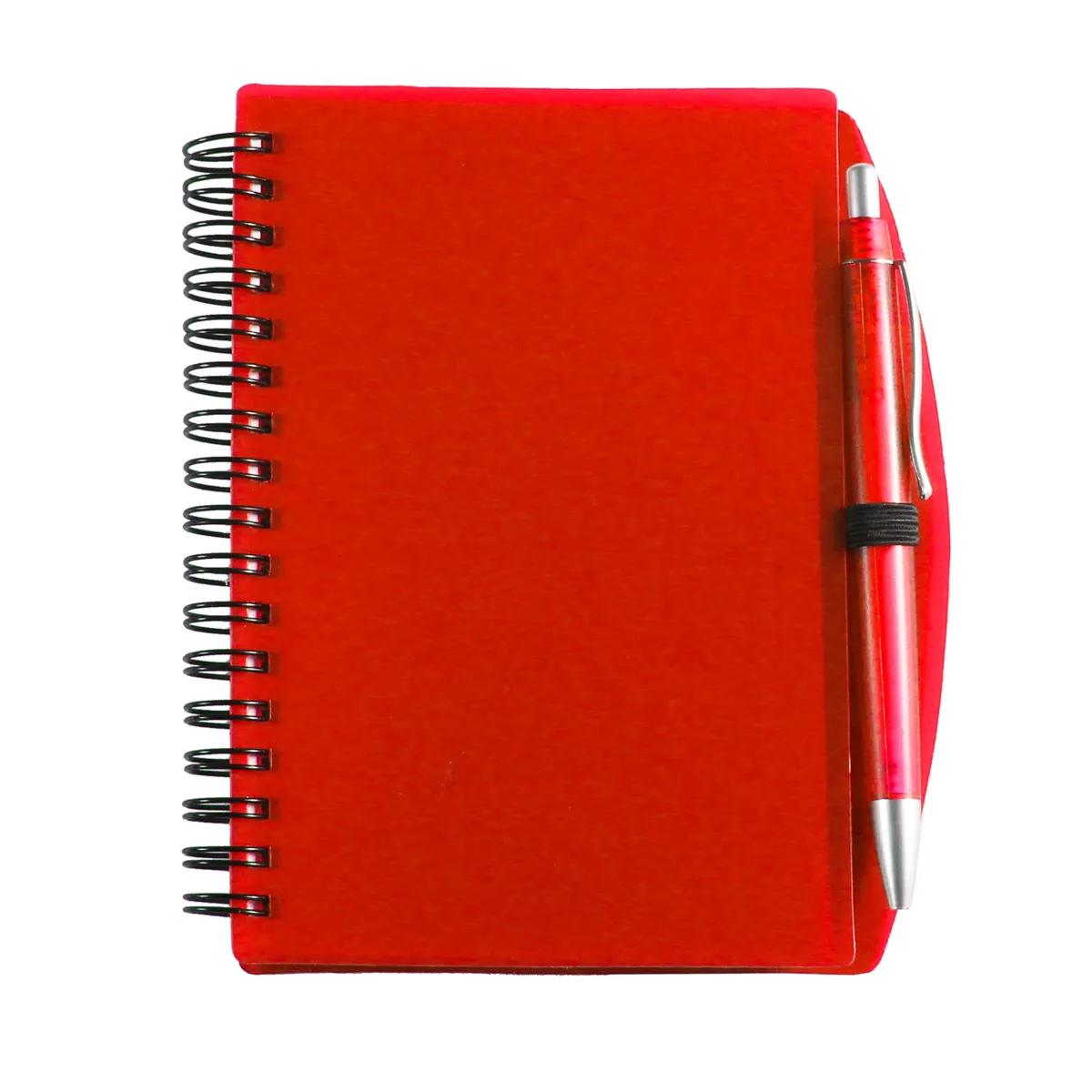 Pocket Notebook with Pen Polypropylene Cover - 5.3 x 6.1 in - product view 10