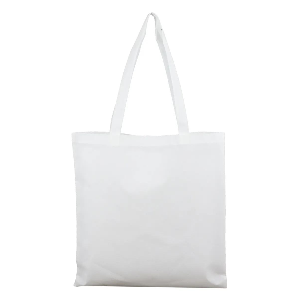 Custom Tote Bag Hook Loop Closure Polypropylene - 15 x 16 in - product view 8