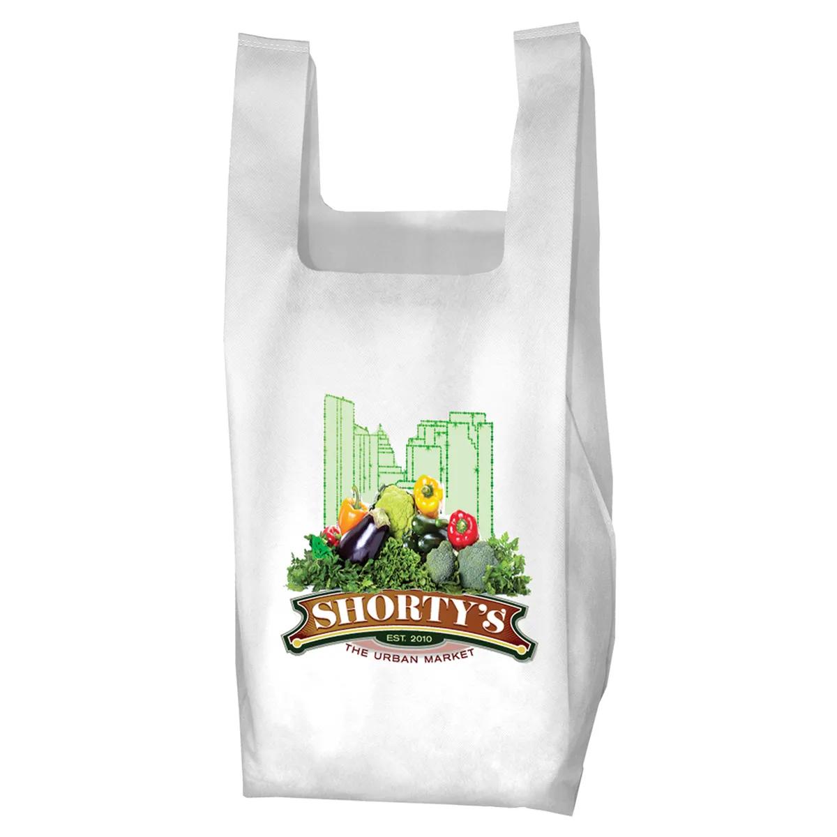 T-Shirt Style Grocery Tote Bag Lightweight - 12 x 22.5 in - product view 7