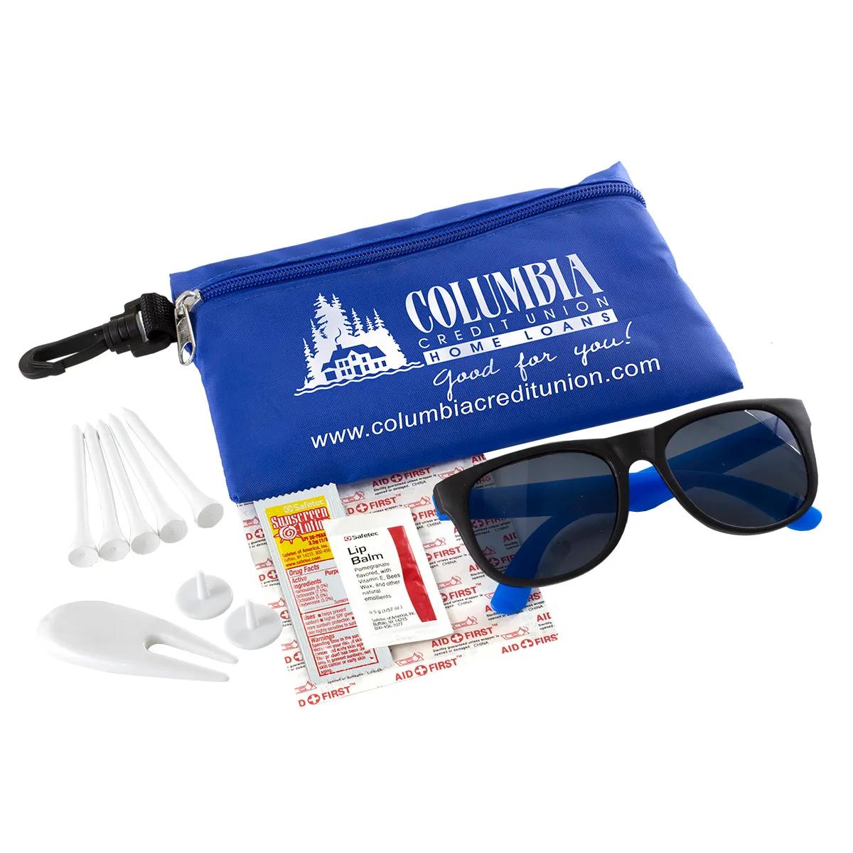 Golf Kit 15 Piece Zippered Pack Carabiner - 7.5 x 5 in - product view 9