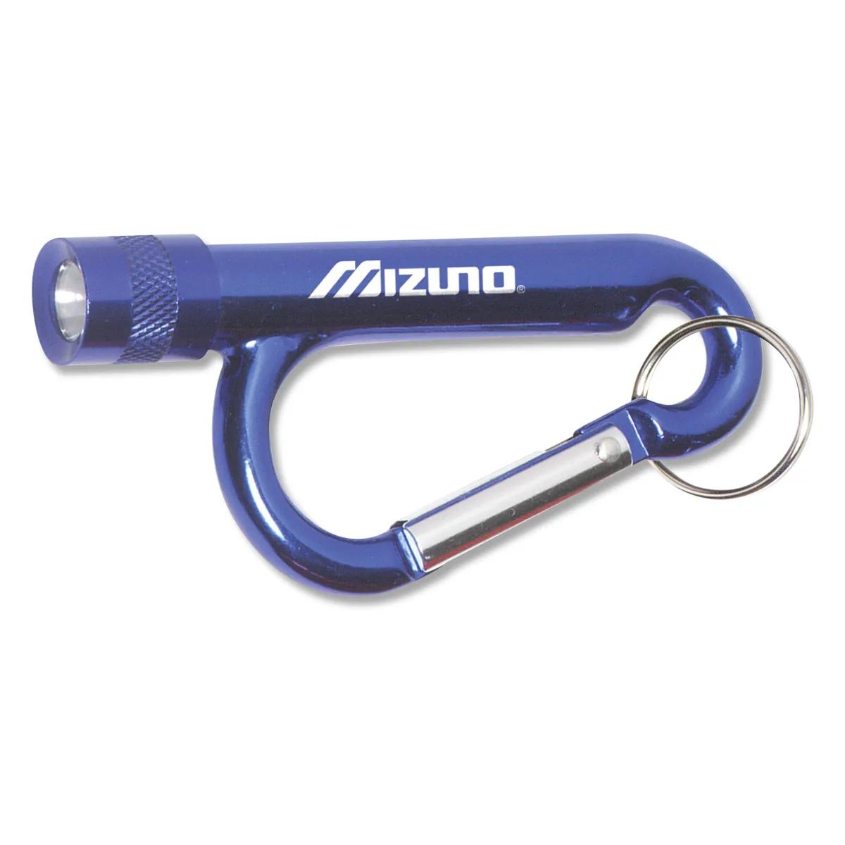 Metal Carabiner Flashlight Aluminum Split Ring - 4 x 1.8 in - product view 4
