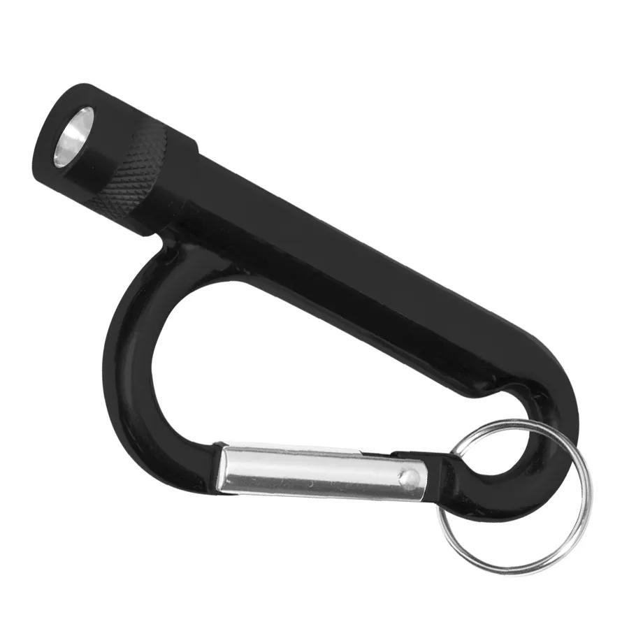 Metal Carabiner Flashlight Aluminum Split Ring - 4 x 1.8 in - product view 7