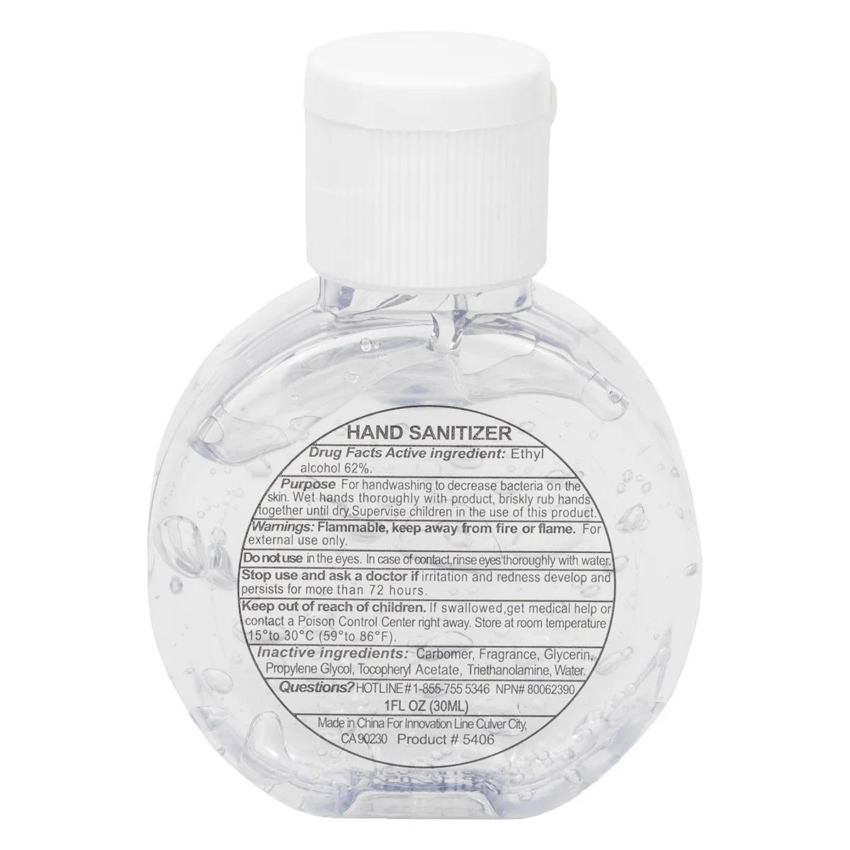 Hand Sanitizer 1 oz Round Flip Top Citrus Scent - 1.5 x 2.6 in - product view 7