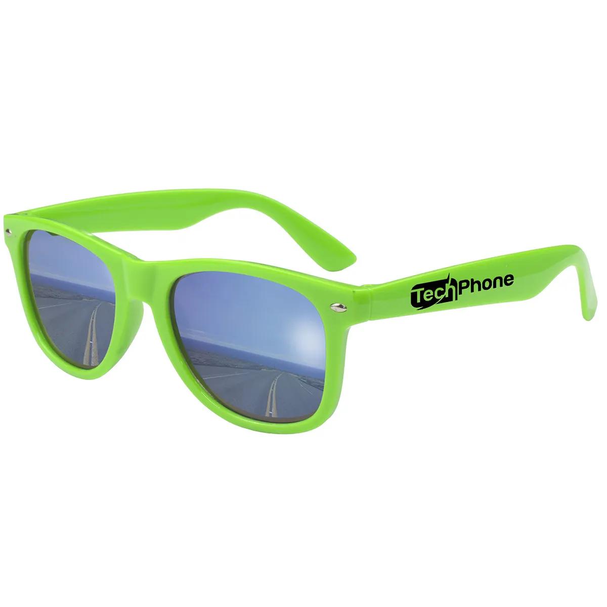 Mirror Lens Sunglasses High Gloss ABS Frame - 5.75 in - product view 4