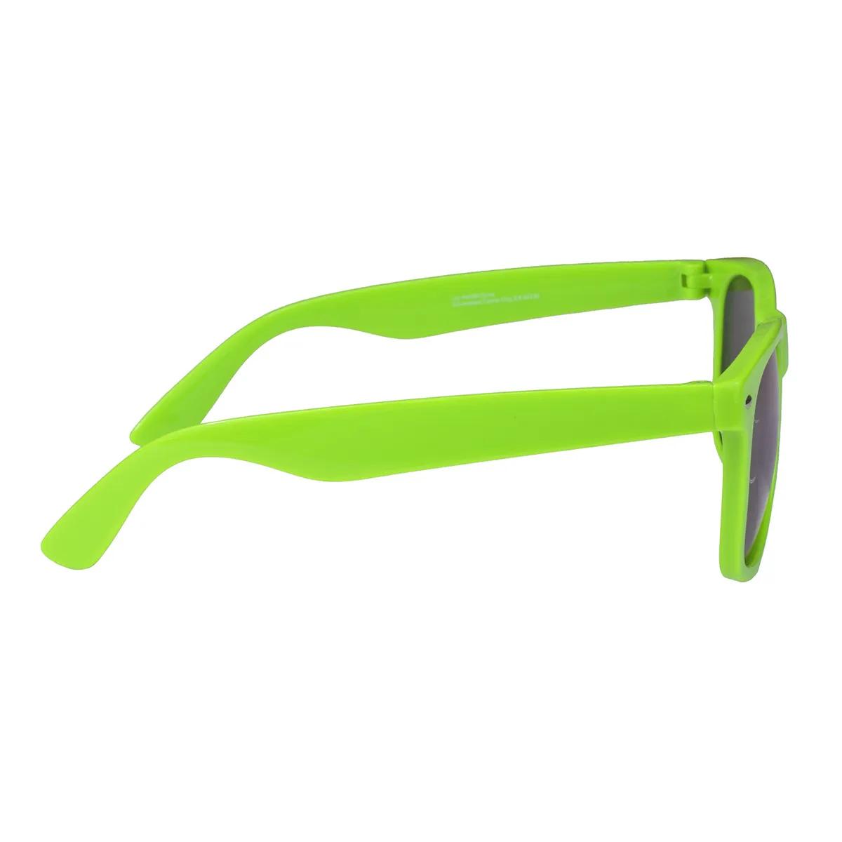 Mirror Lens Sunglasses High Gloss ABS Frame - 5.75 in - product view 23