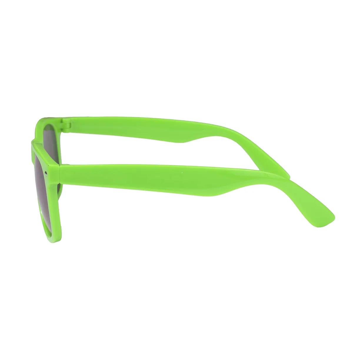 Mirror Lens Sunglasses High Gloss ABS Frame - 5.75 in - product view 24