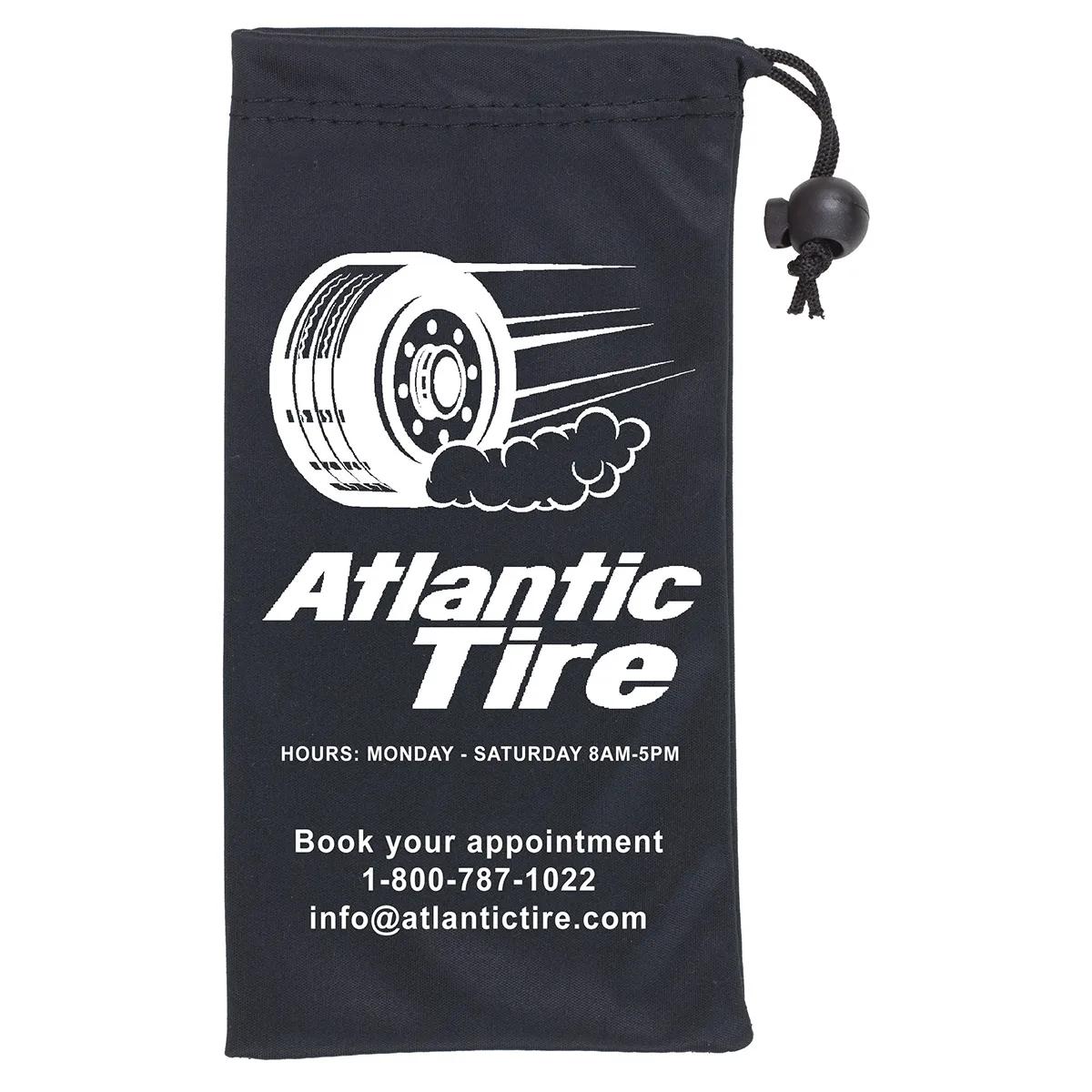 Microfiber Phone Pouch Drawstring Spot Color - 4 x 7.5 in - product view 7