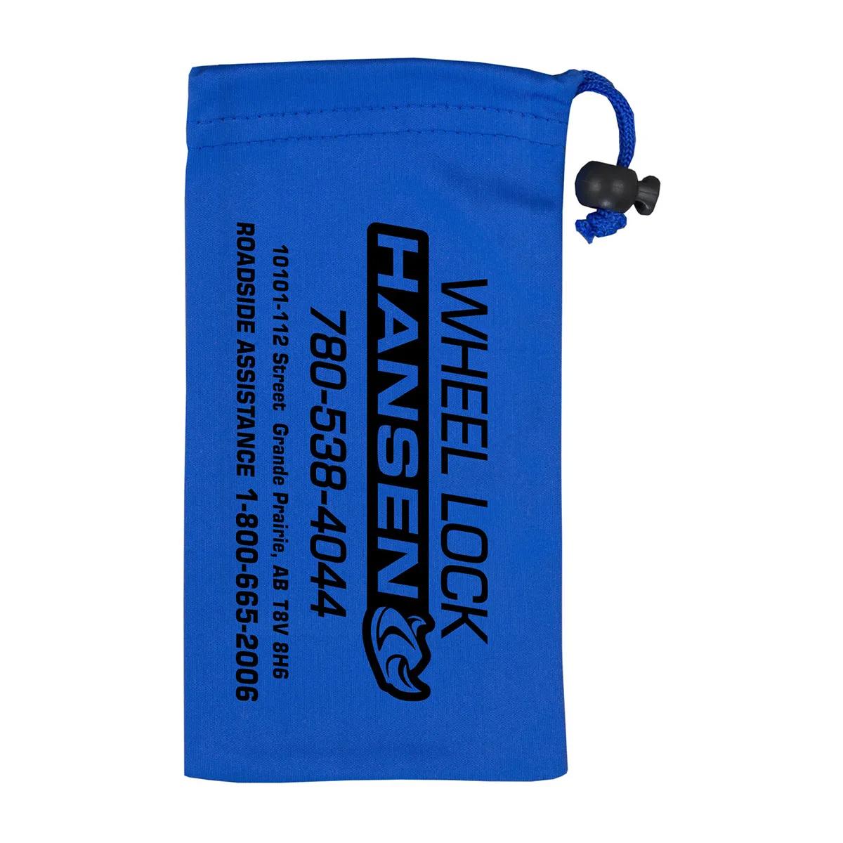 Microfiber Phone Pouch Drawstring Spot Color - 4 x 7.5 in - product view 13