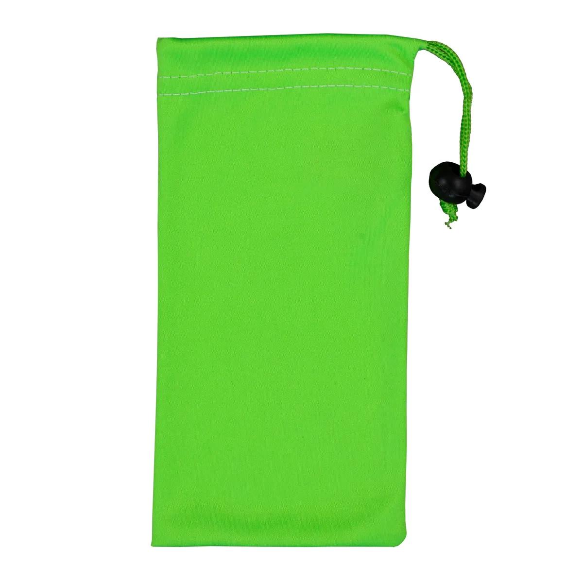 Microfiber Phone Pouch Drawstring Spot Color - 4 x 7.5 in - product view 15