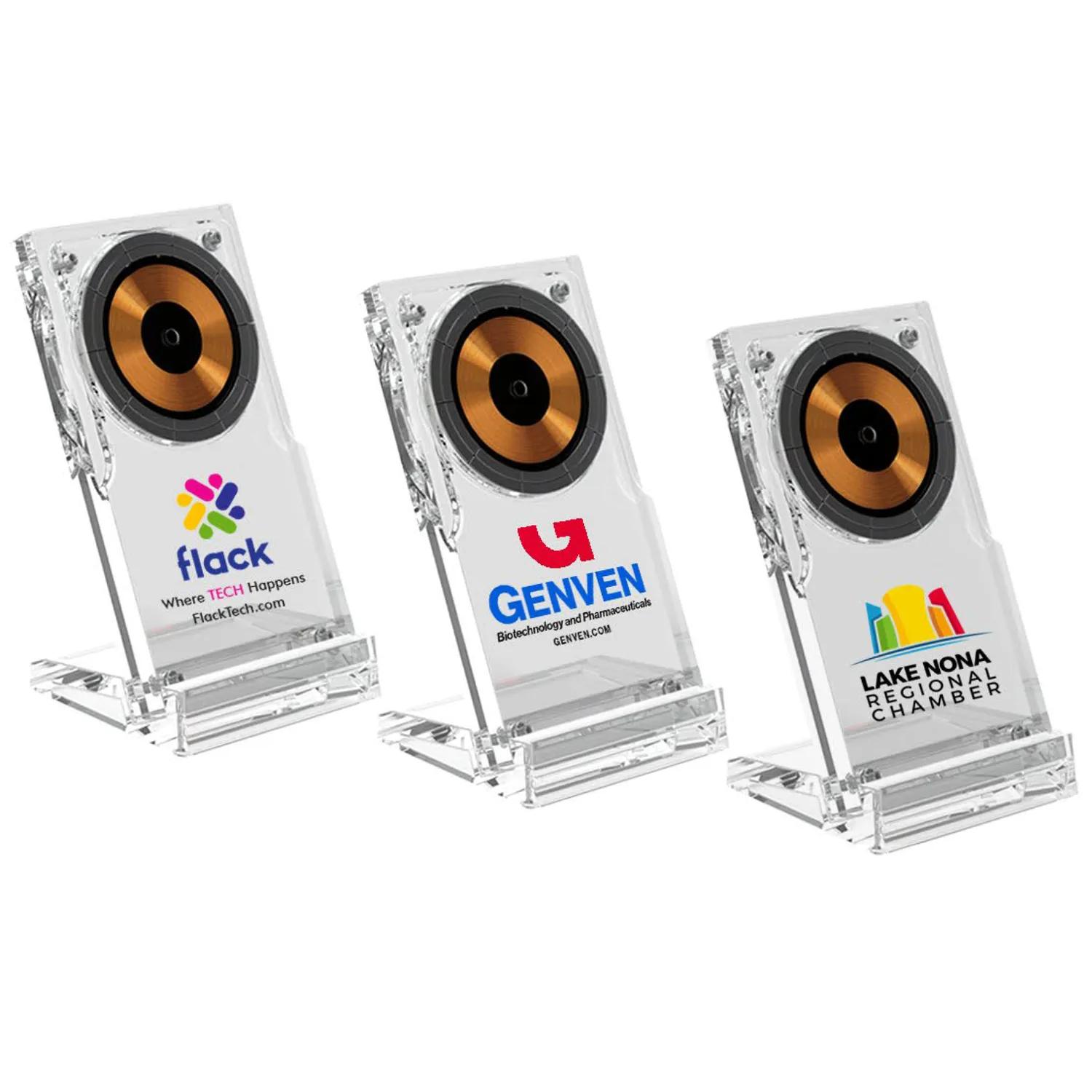 Acrylic Wireless Charger Stand 15W Clear Design - 5 x 2.75 in - product view 3