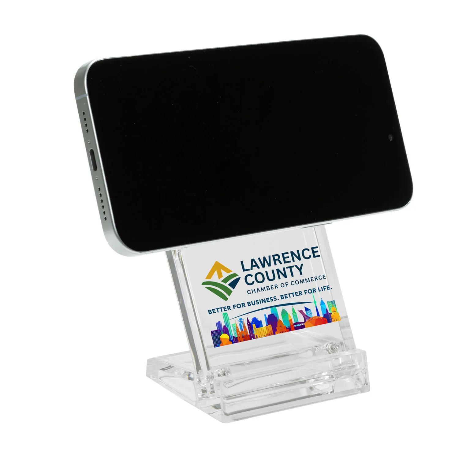 Acrylic Wireless Charger Stand 15W Clear Design - 5 x 2.75 in - product view 6