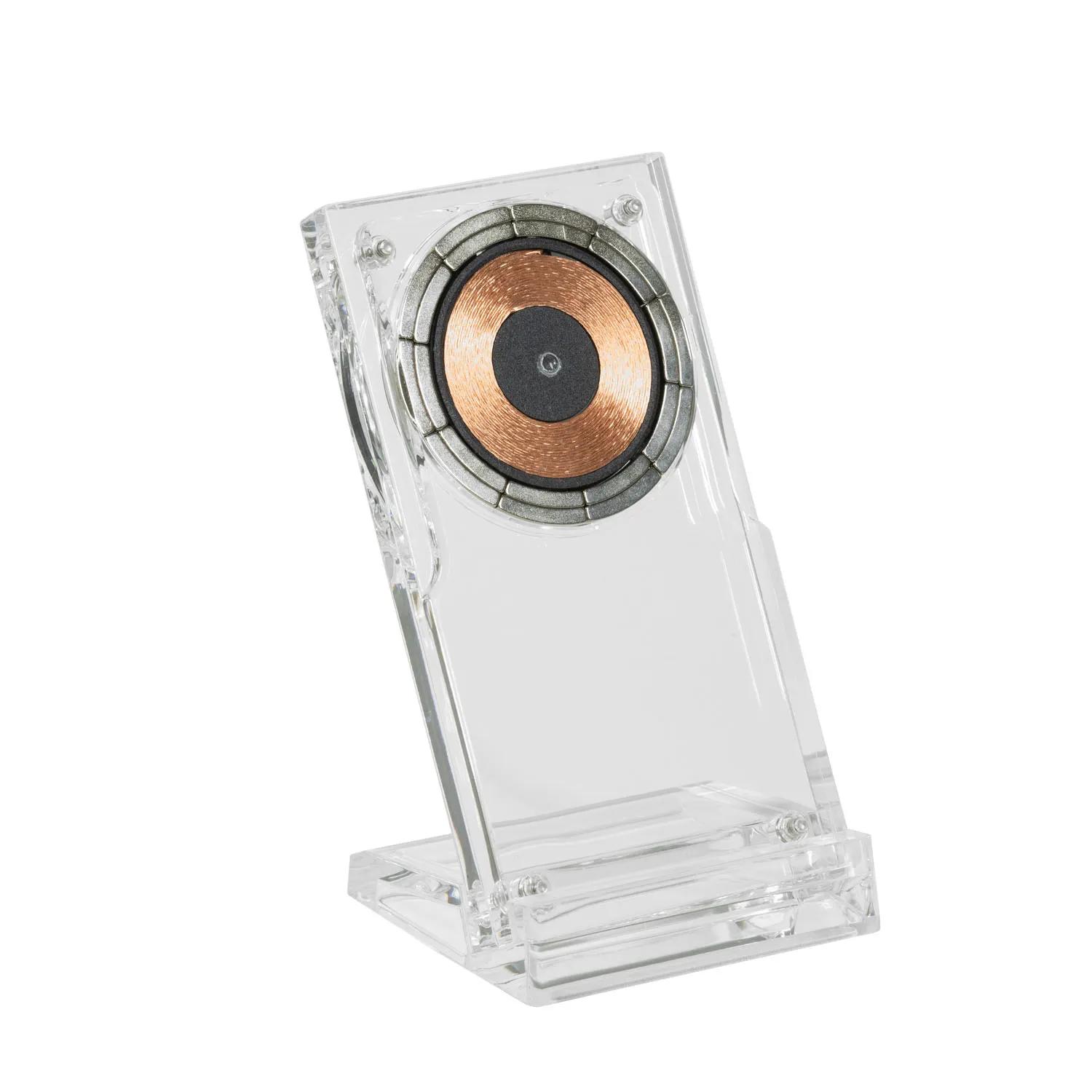 Acrylic Wireless Charger Stand 15W Clear Design - 5 x 2.75 in - product view 11