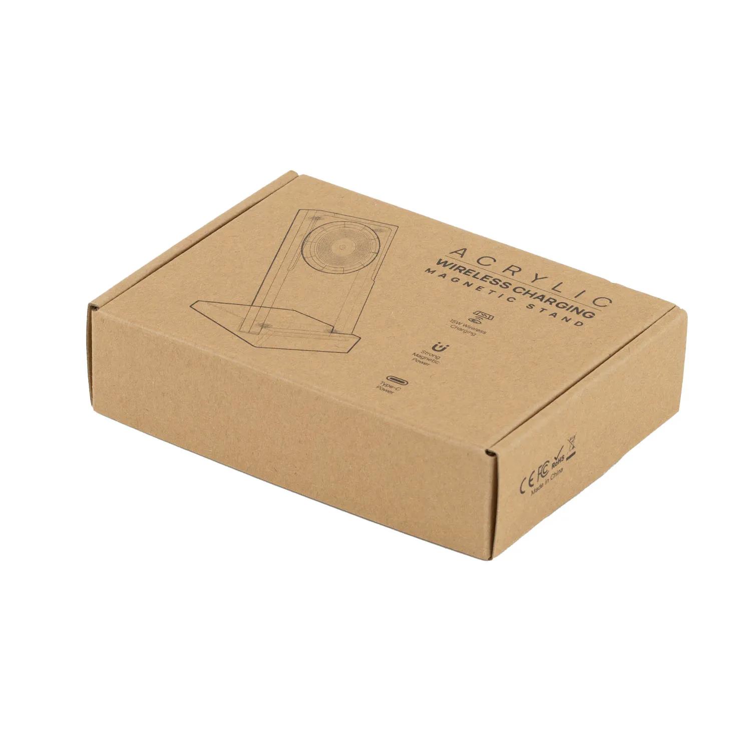 Acrylic Wireless Charger Stand 15W Clear Design - 5 x 2.75 in - product view 14