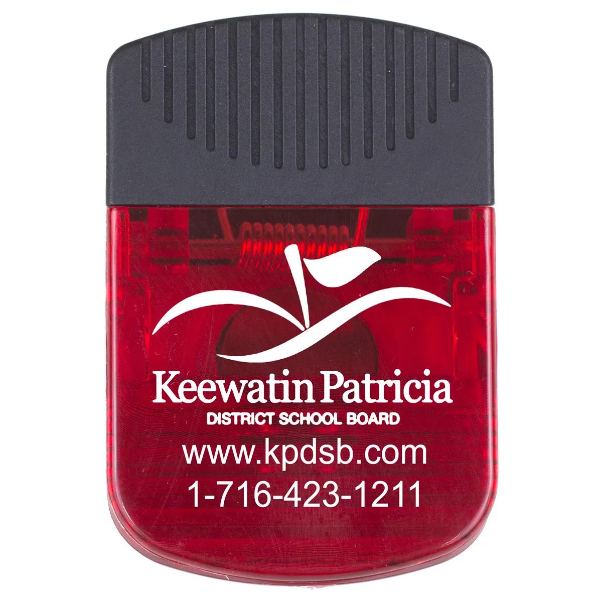 Jumbo Magnetic Clip Polypropylene Strong Hold - 2 x 2.75 in - product view 3