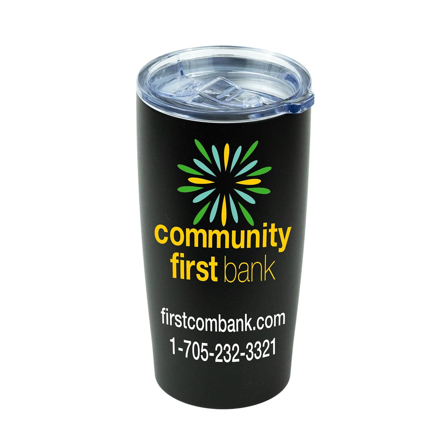 Insulated Tumbler Powder Coated Stainless Steel - 20 oz - product view 2