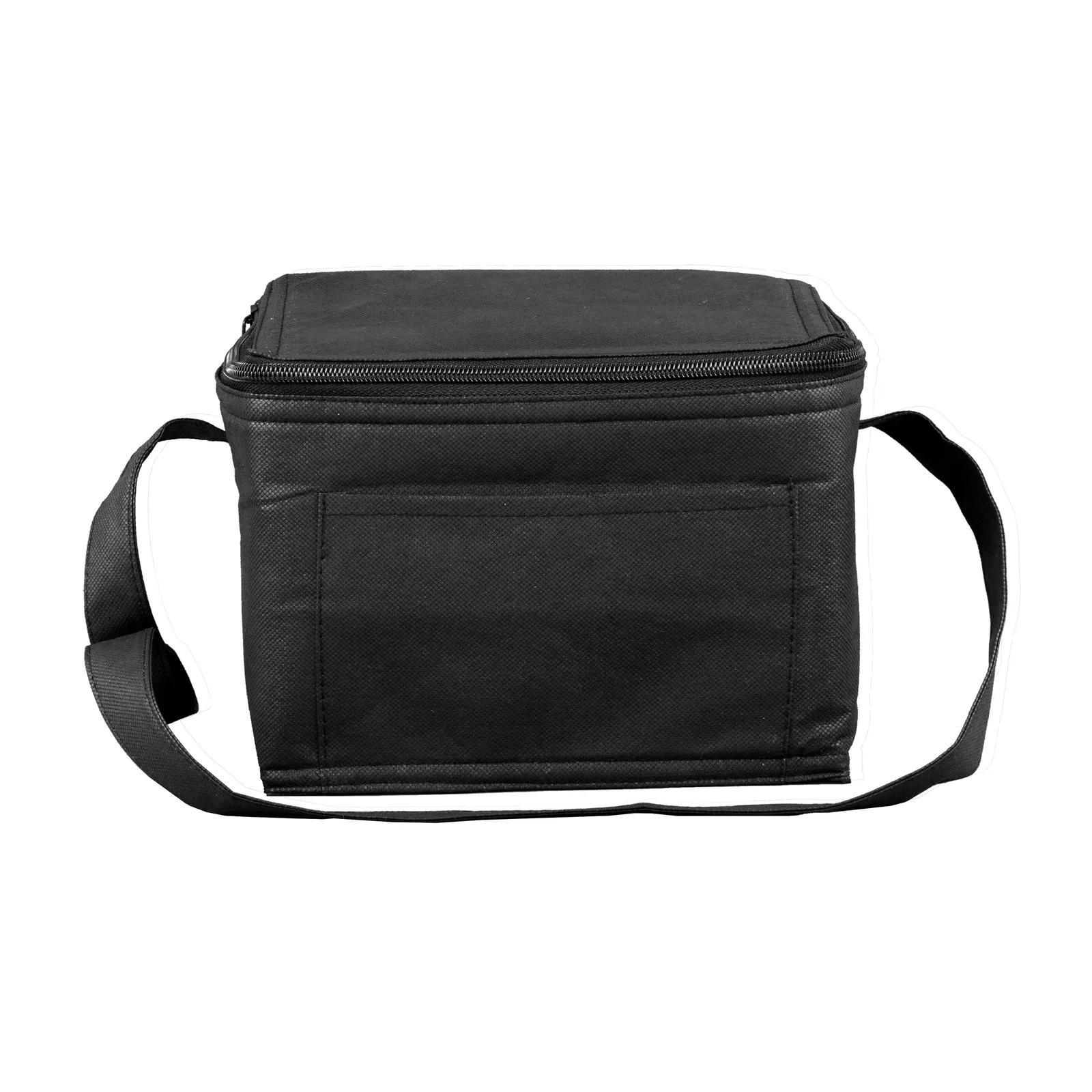 Insulated Cooler Bag Non-Woven 6 Pack Size - 8 x 6 x 6 in - product view 2
