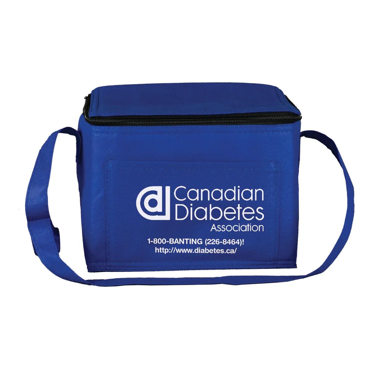 Insulated Cooler Bag Non-Woven 6 Pack Size - 8 x 6 x 6 in - product view 11