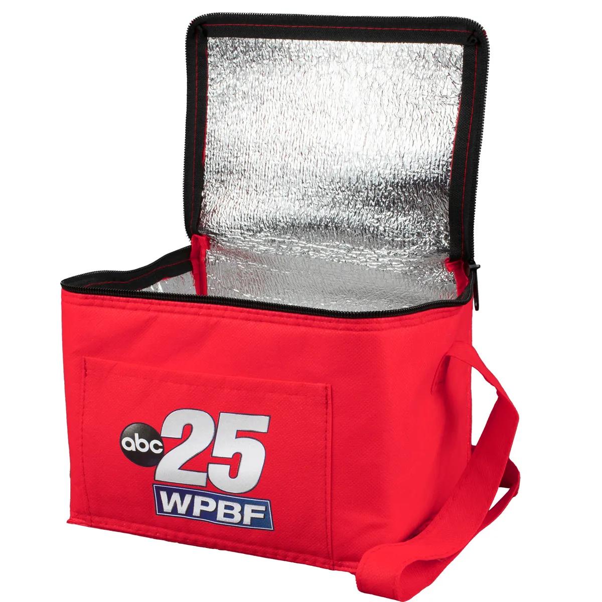 Insulated Cooler Bag Non-Woven 6 Pack Size - 8 x 6 x 6 in - product view 16
