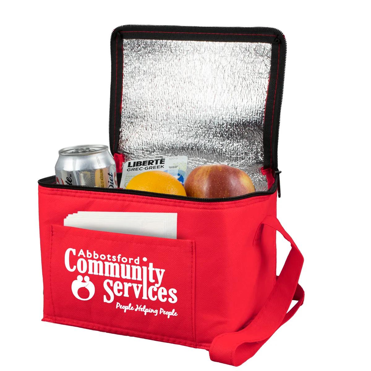 Insulated Cooler Bag Non-Woven 6 Pack Size - 8 x 6 x 6 in - product view 20
