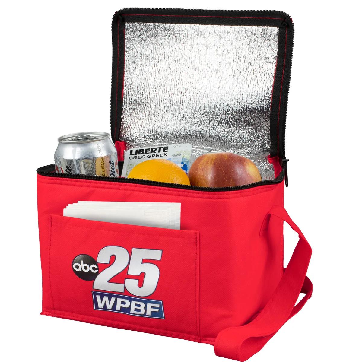 Insulated Cooler Bag Non-Woven 6 Pack Size - 8 x 6 x 6 in - product view 23