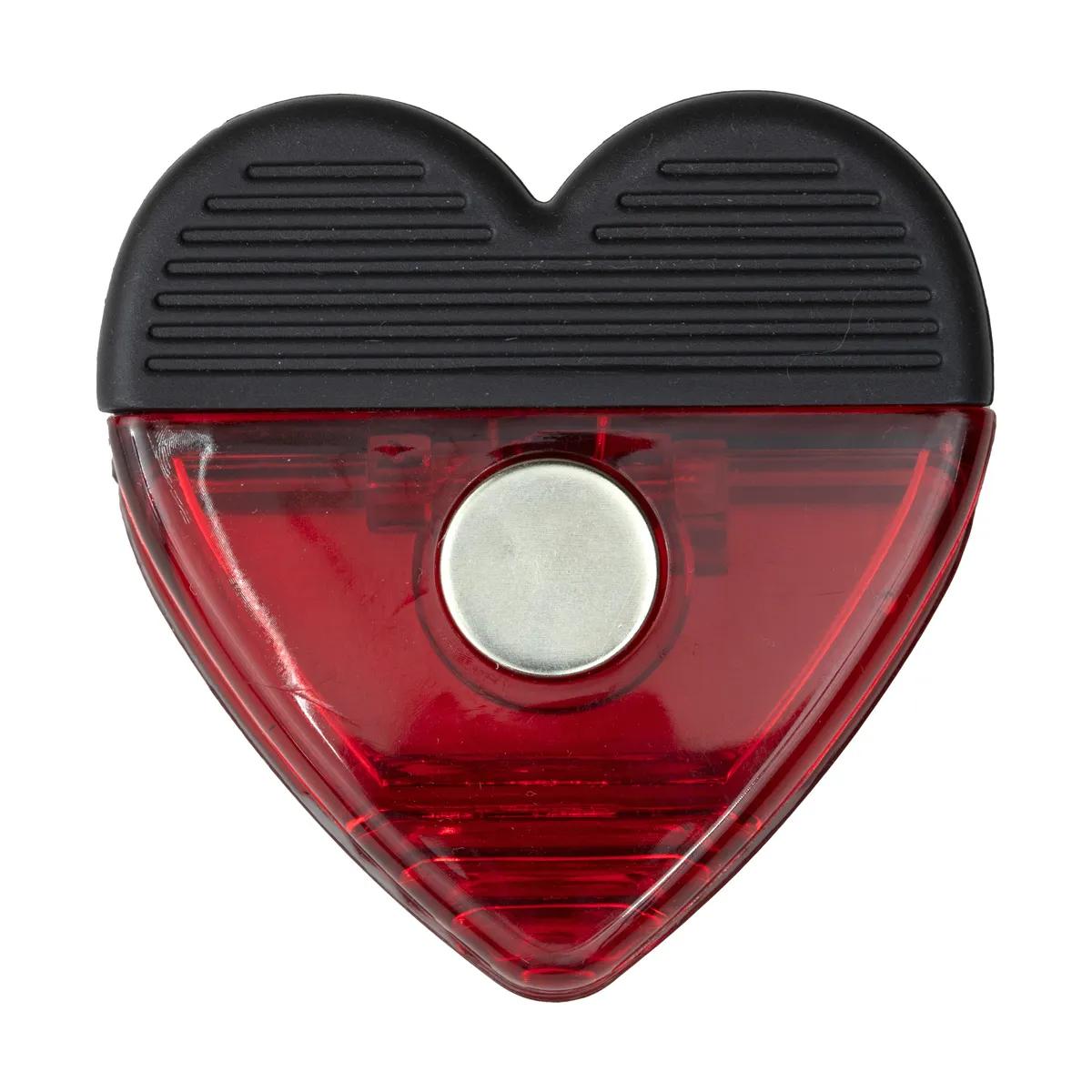 Heart Shaped Magnetic Clip Polypropylene Strong Hold - 2.75 in - product view 10