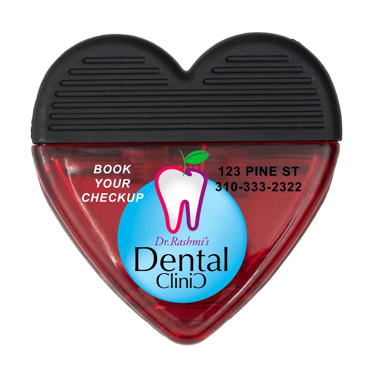 Heart Shaped Magnetic Clip Polypropylene Strong Hold - 2.75 in - product view 11