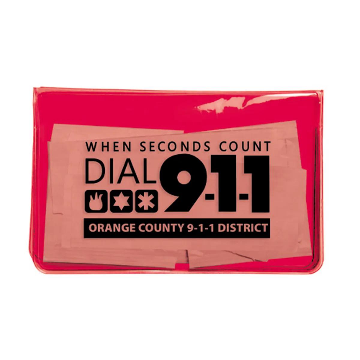 First Aid Wipes Pack Antiseptic Disinfectant - 4.5 x 2.88 in - product view 25