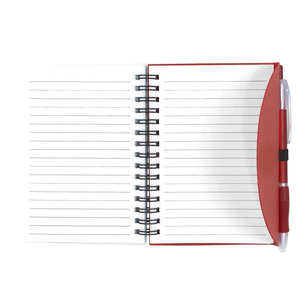 Spiral Notebook with Matching Pen Polypropylene - 3.75 x 5.5 in - product view 7